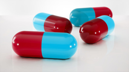 vue 3d pilule médicament 02