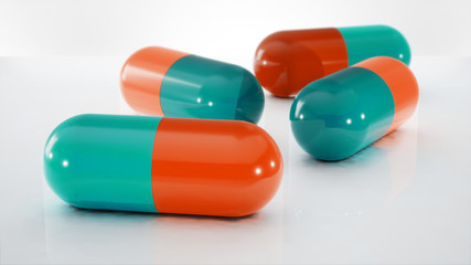 vue 3d pilule médicament 03