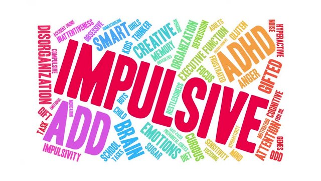 Impulsive Animated Word Cloud