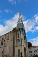 Fototapeta na wymiar Nouvelle-Aquitaine - Charente-Maritime - Marans - Eglise Notre-Dame 