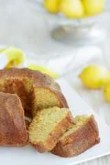 Cupcake on a sponge cake 