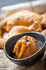 Mangalica Fat Spread with Homemade Bavarian Pretzel