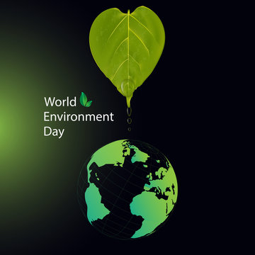World environment day concept, vector illustration