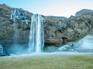 Seljalandsfoss waterfall in Iceland