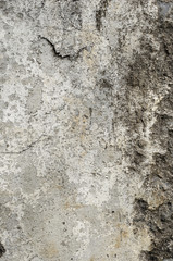 Obraz premium Cracked and dirty concrete wall