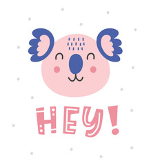 Scandinavian style Childish poster