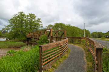 Bridge along Lewis and Clark Hiking Trail