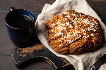 Sweet maple syrup bread