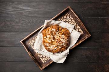 Sweet maple syrup bread