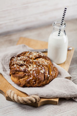 Sweet maple syrup bread
