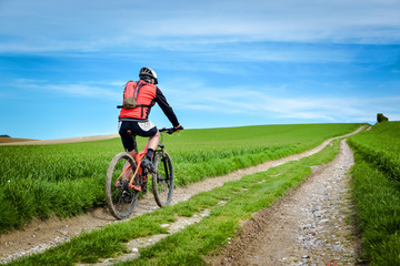 Obraz premium randonnée en vtt