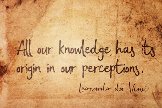 our perceptions Leonardo