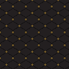 Black and gold fancy background pattern.  Classy texture in vector format - 205102152