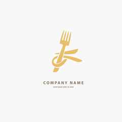 Vector stock logo, abstract natural food vector template.