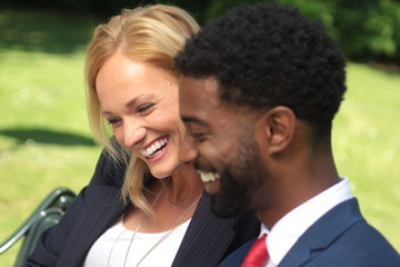 Beautiful happy love couple