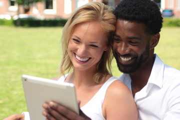 Beautiful happy love couple