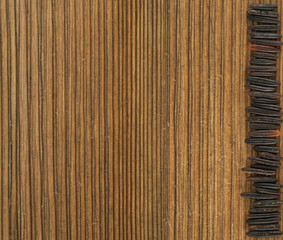 Raw Black Wild Rice Background