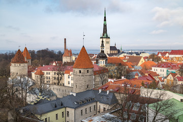 Fototapeta na wymiar Tallinn, die Hauptstadt von Estland (Estonia)