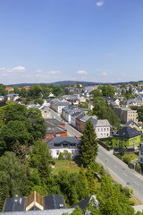 Fototapeta na wymiar Panorama Auerbach im Vogtland