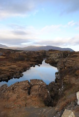 Fototapeta na wymiar Reflecting Pool, Iceland