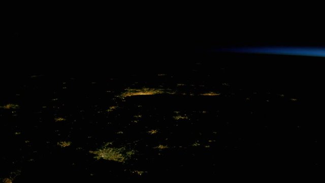 Earth at nigh, wide