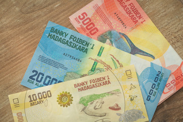 Obraz premium Madagascar money / Ariary