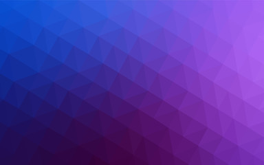 Obraz premium Light Pink, Blue vector gradient triangles texture.