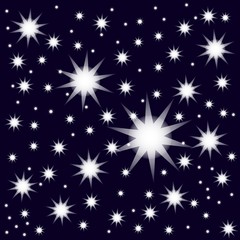Stars on the sky icons