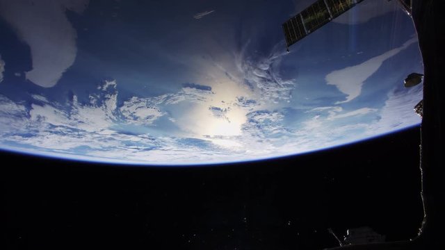 Wide, view of southern hemisphere of Earth