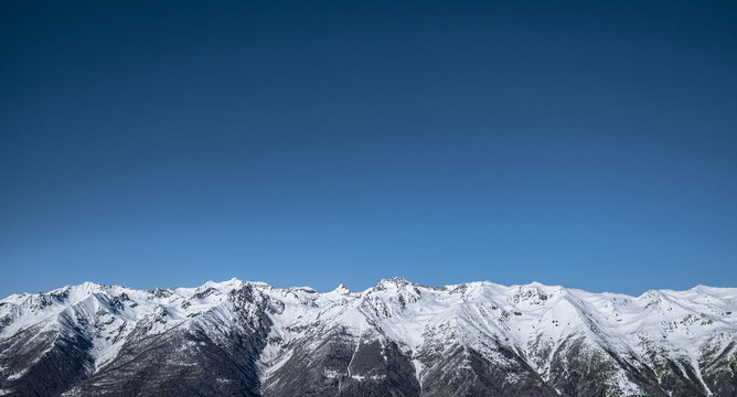 snowy peaks