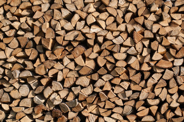 Firewood background.