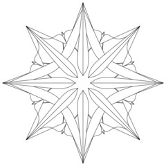 Einzigartiges Mandala