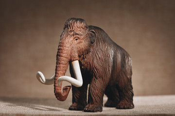 luxury baby rubber mammoth toy for animal collection.