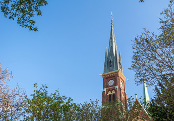 Fototapeta na wymiar Oscar Fredrik Church in Gothenburg, Sweden.