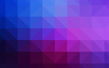 Obraz premium Dark Pink, Blue vector low poly layout.