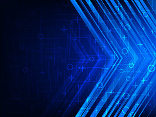 High speed abstract technology background. Vector illustration