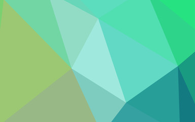Light Green vector low poly texture.