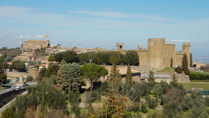 Obraz premium montalcino in tuscany