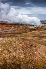 Gunnuhver geothermal steam vent, Iceland