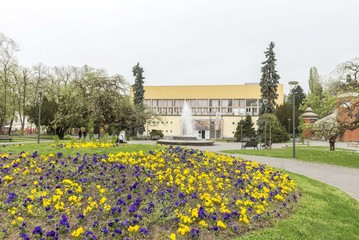 Obraz premium Vrnjacka banja city park