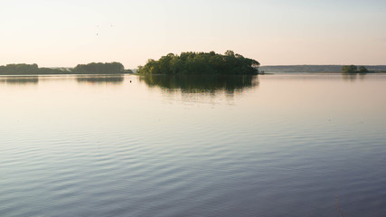 Beautiful nature, reflection in river