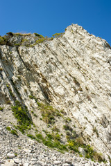 Parete rocciosa a strapiombo