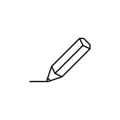 pencil icon. Element of web icon for mobile concept and web apps