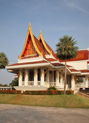 Temple in at Thung Sri Muang Park in Udon Thani. Thailand