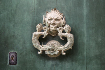 Vintage old fashioned door knocker
