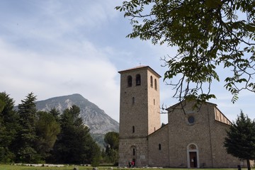 Fototapeta premium Rocchetta al Volturno (IS) - Abbazia di San Vincenzo