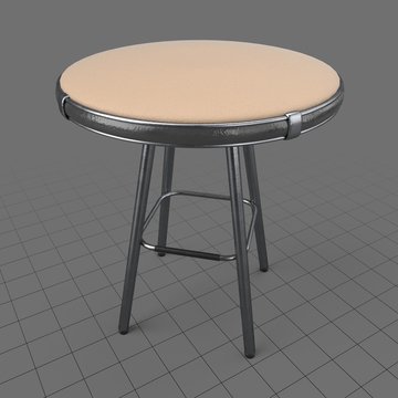 Stool with four legs