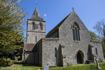 Fototapeta na wymiar St. Nicolas Church in Pevensey