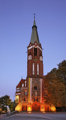 Fototapeta na wymiar Garrison church of St. George in Sopot. Poland