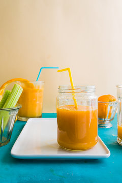 Orange and celery juice
